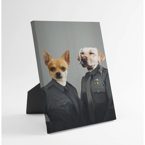 Crown and Paw - Standing Canvas The Officers - Custom Standing Canvas