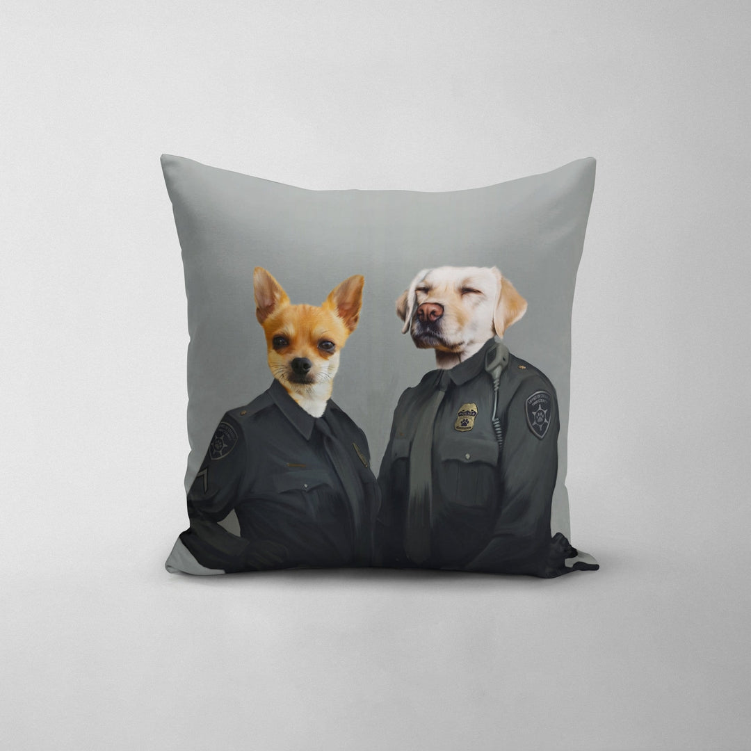 The Officers - Custom Throw Pillow