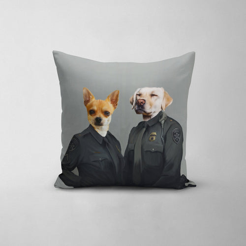 Crown and Paw - Throw Pillow The Officers - Custom Throw Pillow