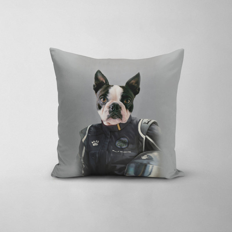 The Race Car Driver - Custom Throw Pillow