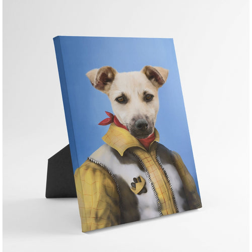 Crown and Paw - Standing Canvas The Cowboy - Custom Standing Canvas