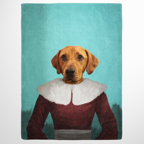Crown and Paw - Blanket Mrs Claus - Custom Pet Blanket
