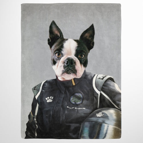 Crown and Paw - Blanket The Race Car Driver - Custom Pet Blanket