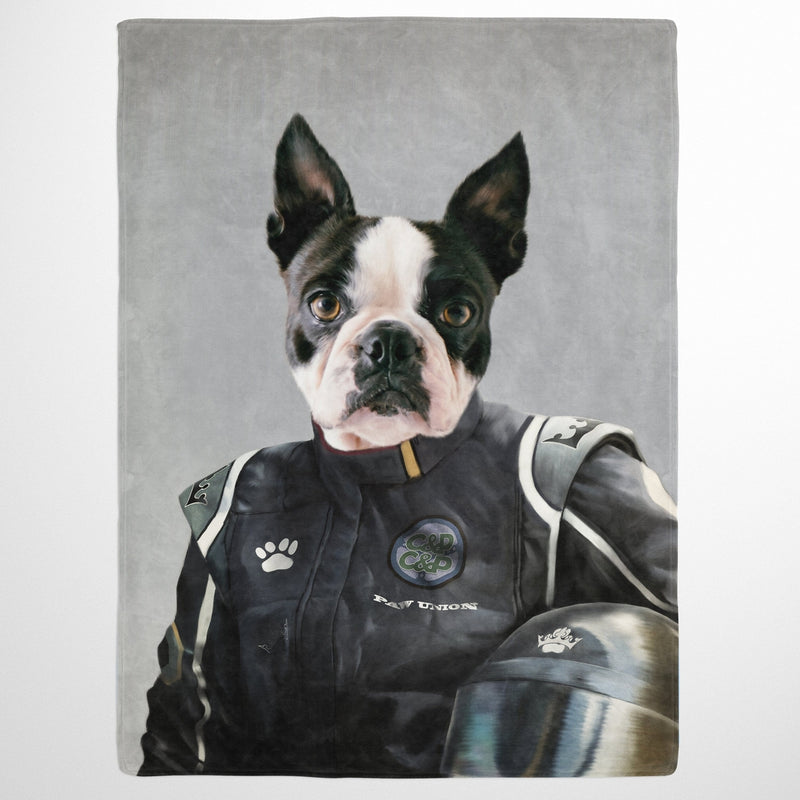 The Race Car Driver - Custom Pet Blanket