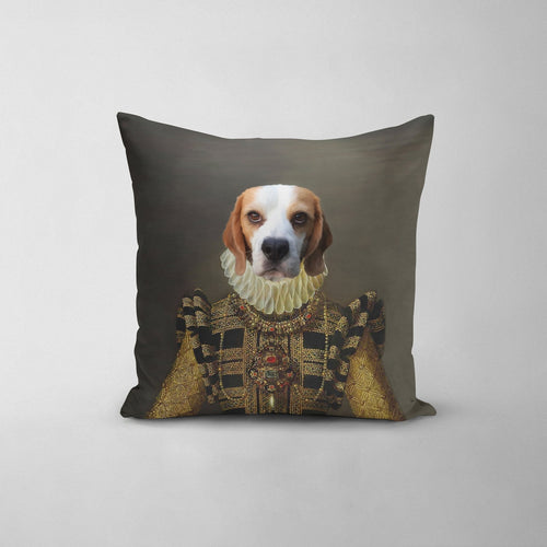 Crown and Paw - Throw Pillow The Dame - Custom Throw Pillow