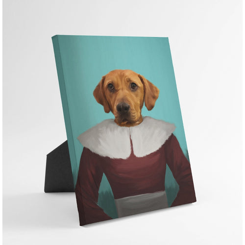 Crown and Paw - Standing Canvas Mrs Claus - Custom Standing Canvas