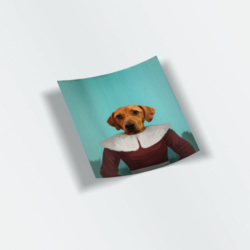 Crown and Paw - Sticker Mrs Claus - Custom Stickers