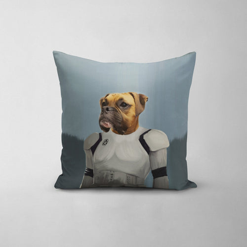Crown and Paw - Throw Pillow The Trooper - Custom Throw Pillow