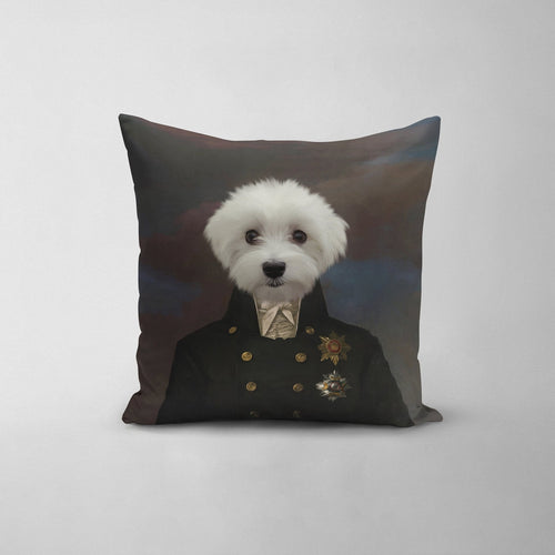 Crown and Paw - Throw Pillow The Captain - Custom Throw Pillow