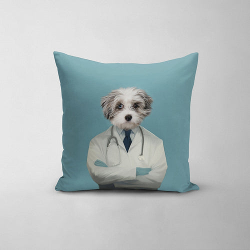 Crown and Paw - Throw Pillow The Doctor - Custom Throw Pillow