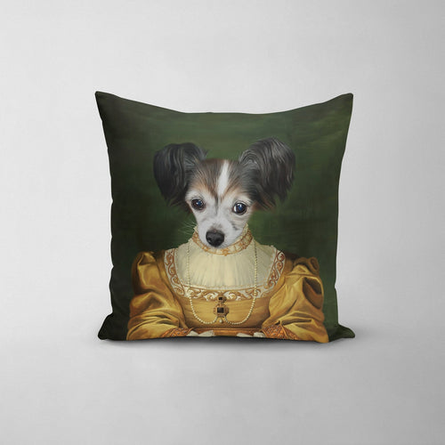 Crown and Paw - Throw Pillow The Golden Girl - Custom Throw Pillow