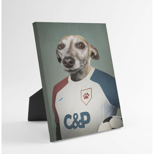 Crown and Paw - Standing Canvas The Soccer Player - Custom Standing Canvas