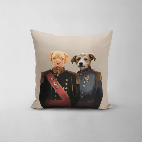 Crown and Paw - Throw Pillow The War Heroes - Custom Throw Pillow