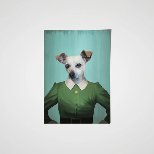 Crown and Paw - Poster Elf - Custom Pet Poster