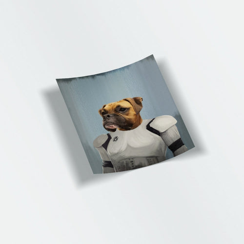 Crown and Paw - Sticker The Trooper - Custom Stickers