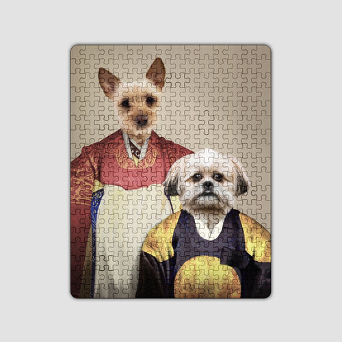 Crown and Paw - Puzzle The Wise Pair - Custom Puzzle 11" x 14"