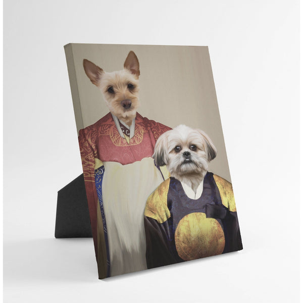The Wise Pair - Custom Standing Canvas