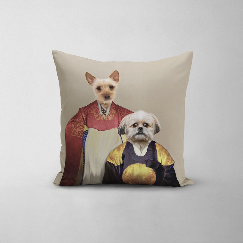 The Wise Pair - Custom Throw Pillow