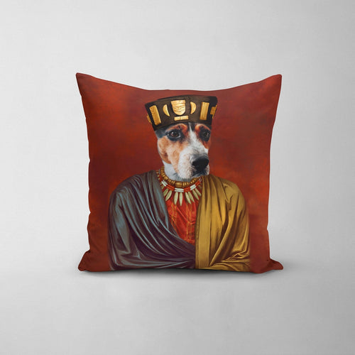 Crown and Paw - Throw Pillow The African King - Custom Throw Pillow