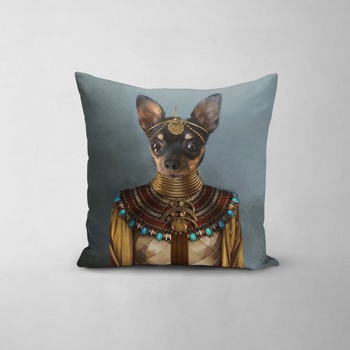 Crown and Paw - Throw Pillow The Nubian Queen - Custom Throw Pillow