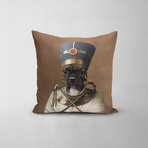 Crown and Paw - Throw Pillow The Egyptian Queen - Custom Throw Pillow