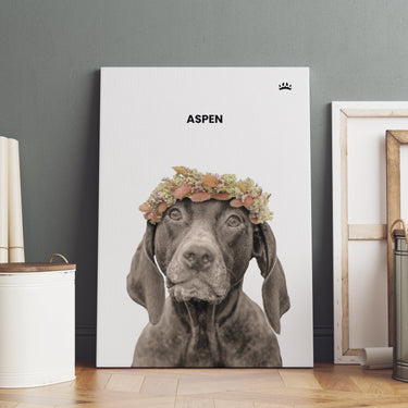 Dried Out Pet Portrait - Custom Canvas