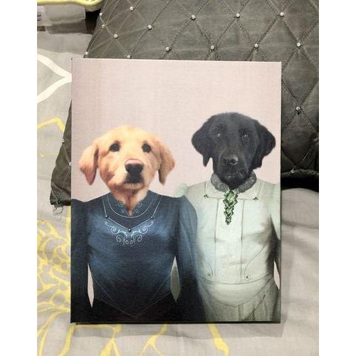 Crown and Paw - Canvas The Little Ladies - Custom Pet Canvas