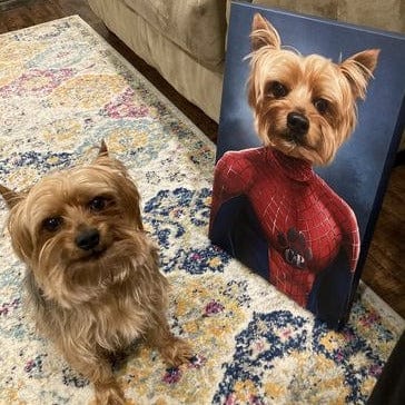 Crown and Paw - Canvas The Spiderpet - Custom Pet Canvas