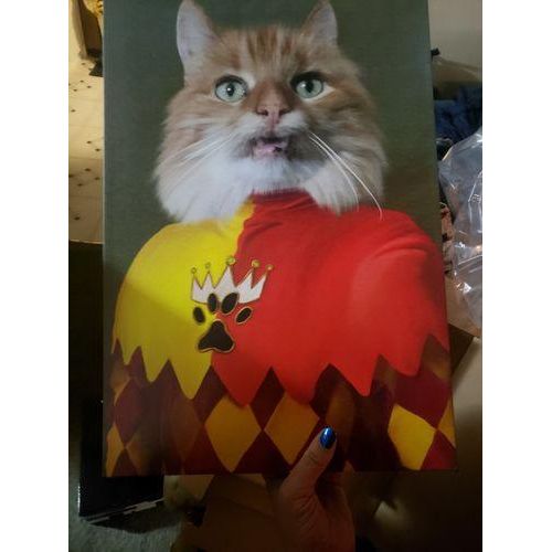 Crown and Paw - Canvas The Jester - Custom Pet Canvas
