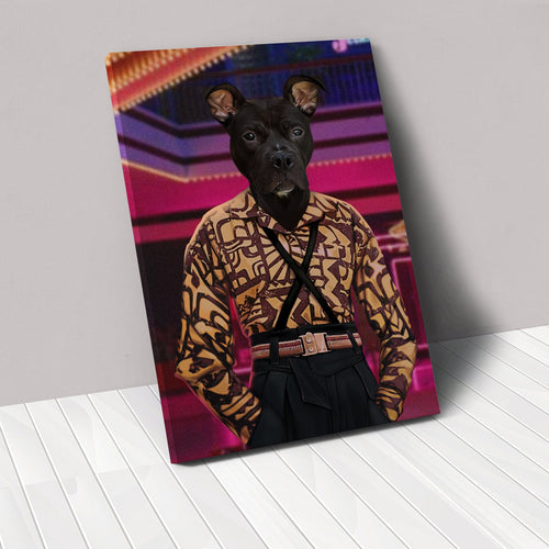 Crown and Paw - Canvas The Strange Girl (Disco) - Custom Pet Canvas