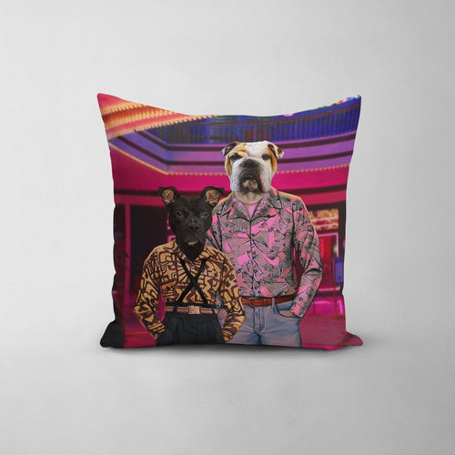 Crown and Paw - Throw Pillow The 80's Heroes - Custom Throw Pillow