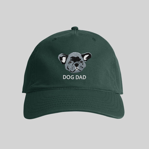 Crown and Paw - Hat Custom Pet Face Classic Dad Cap Spruce / Full Color