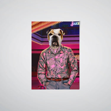 The 80's Cop - Custom Pet Poster