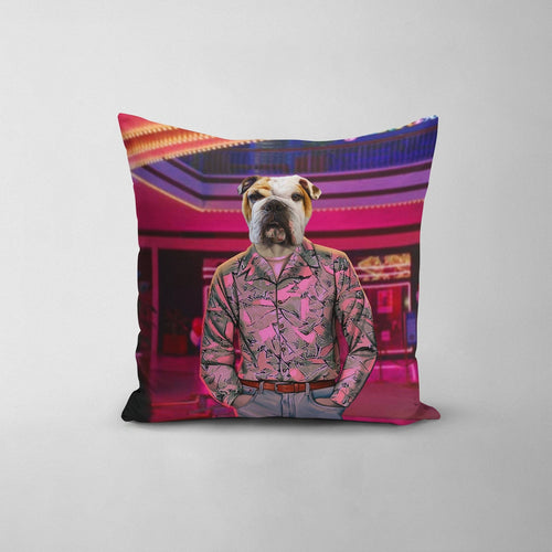 Crown and Paw - Throw Pillow The 80's Cop - Custom Throw Pillow
