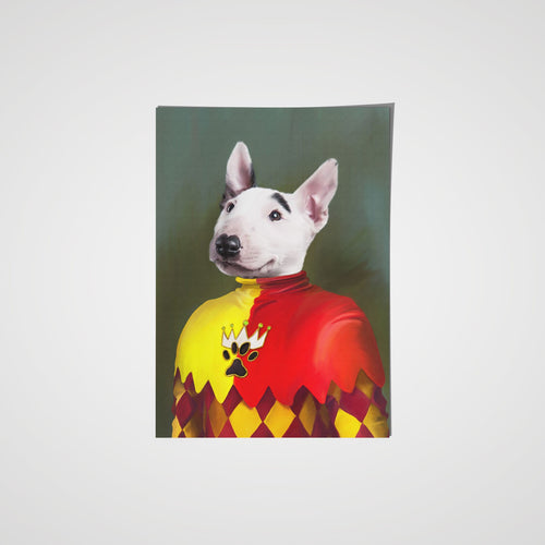 Crown and Paw - Poster The Jester - Custom Pet Poster