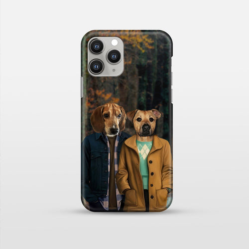 Crown and Paw - Phone Case The 80's Couple - Custom Pet Phone Case