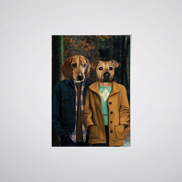 The 80's Couple - Custom Pet Poster