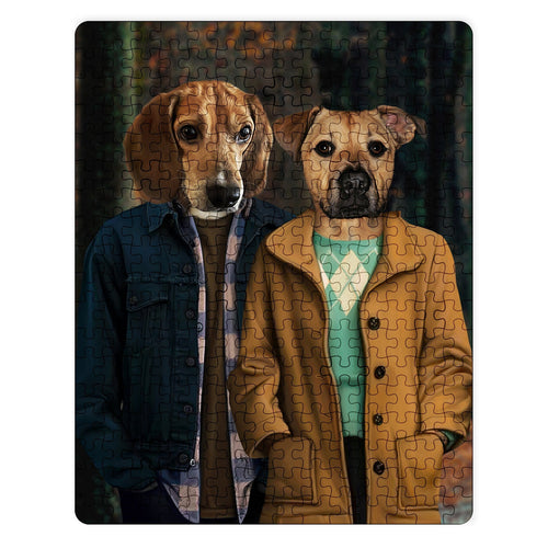Crown and Paw - Puzzle The 80's Couple - Custom Puzzle 11" x 14"