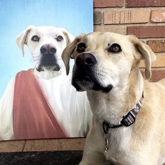 Crown and Paw - Canvas The Prophet - Custom Pet Canvas