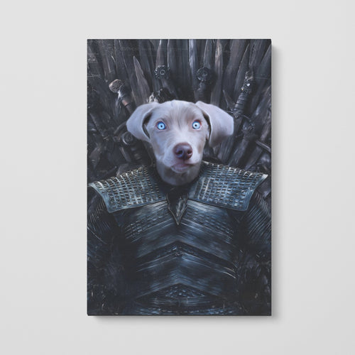 Crown and Paw - Canvas The Night King - Custom Pet Canvas