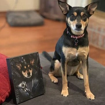 Crown and Paw - Canvas The Mother Of Dragons - Custom Pet Canvas