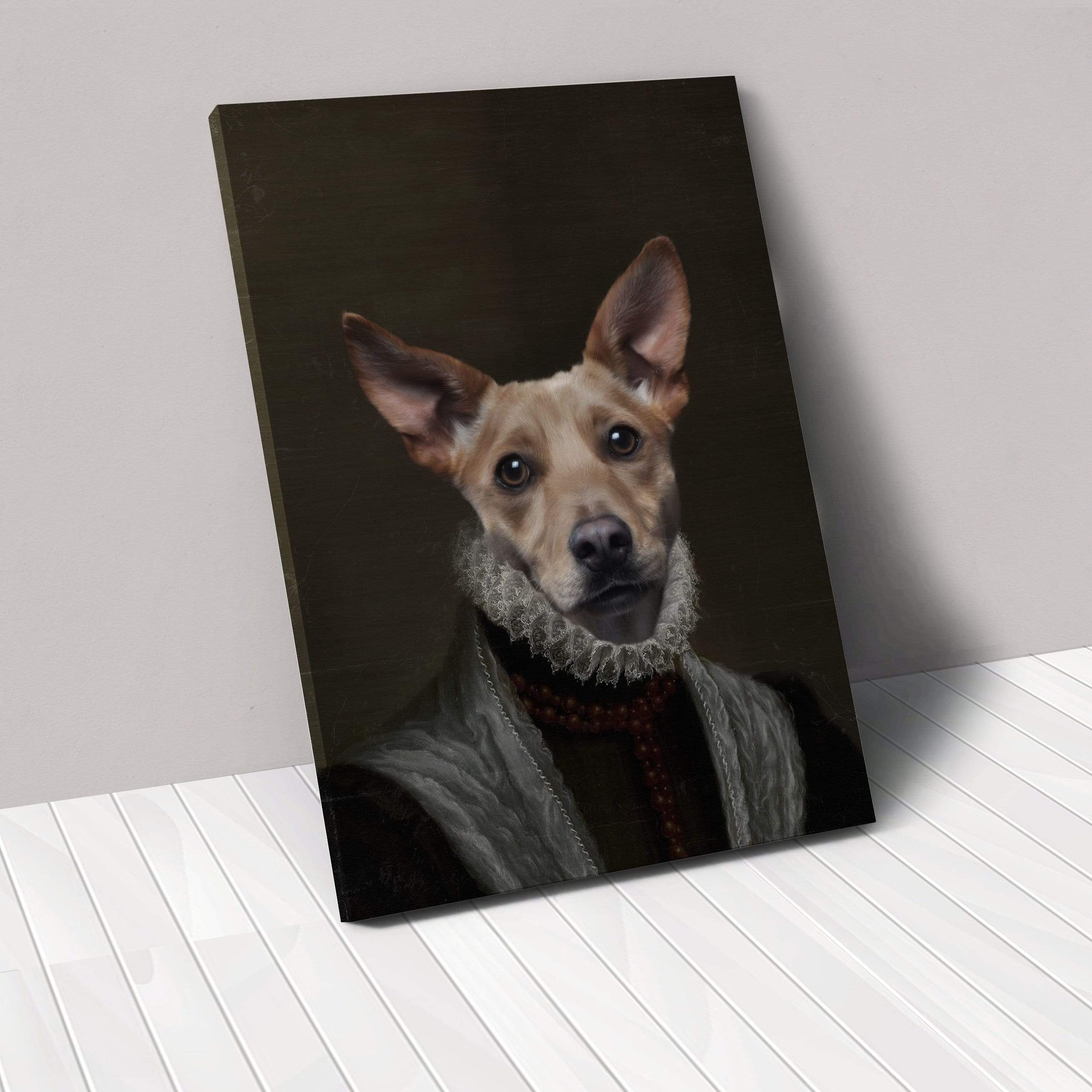 Crown and Paw - Canvas The Countess - Custom Pet Canvas