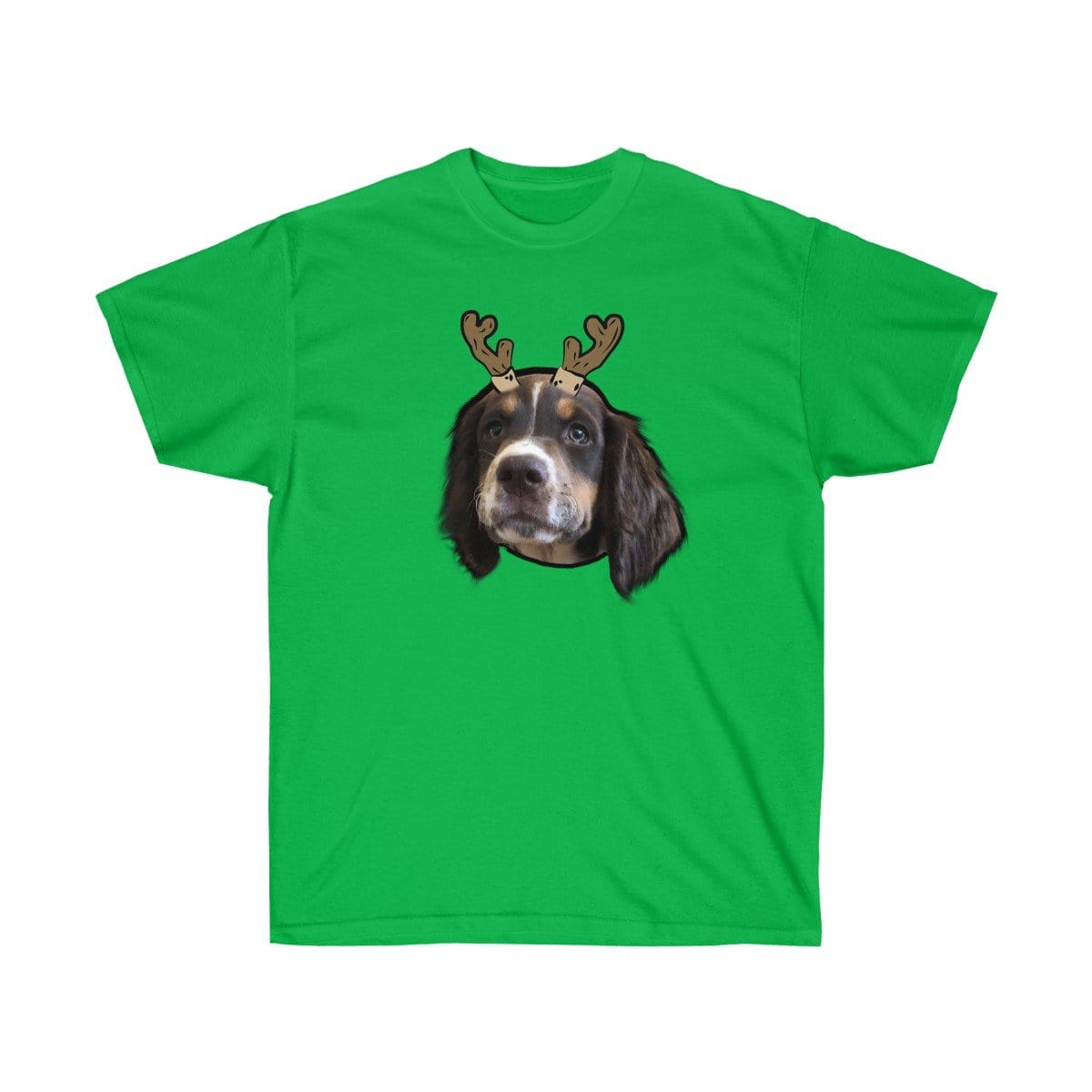 Novelty Pet Face Christmas T-Shirt