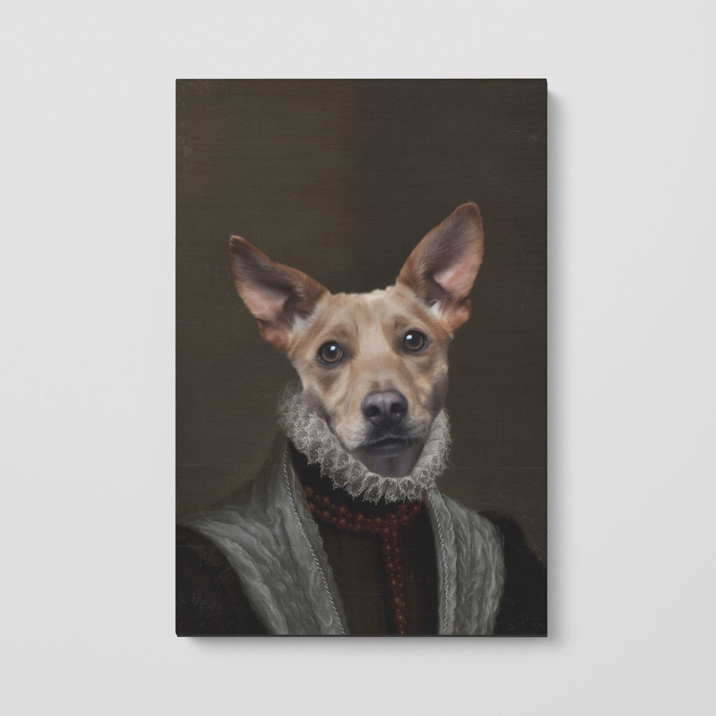 Crown and Paw - Canvas The Countess - Custom Pet Canvas