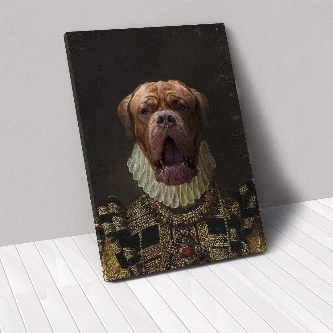 Crown and Paw - Canvas The Dame - Custom Pet Canvas