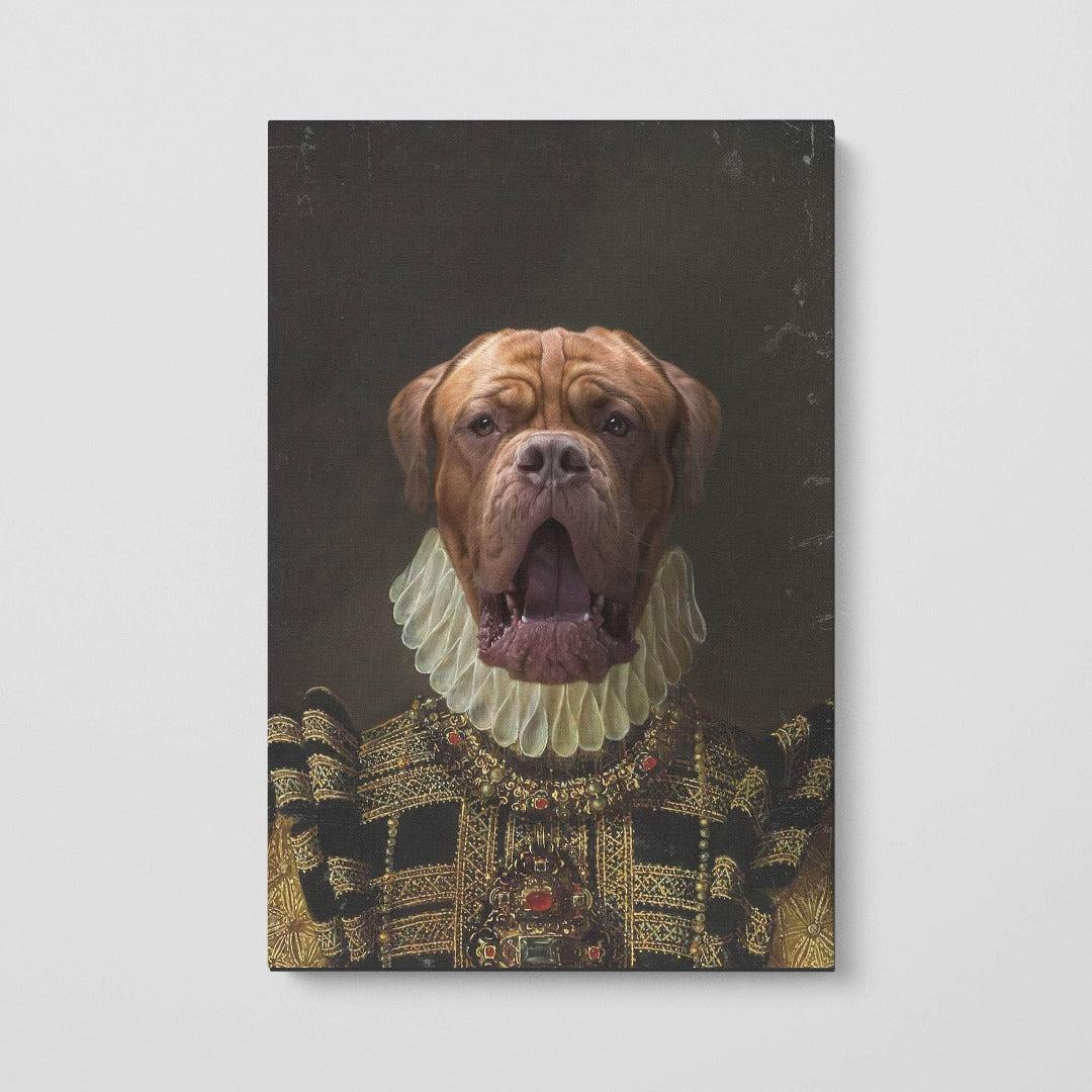 Crown and Paw - Canvas The Dame - Custom Pet Canvas
