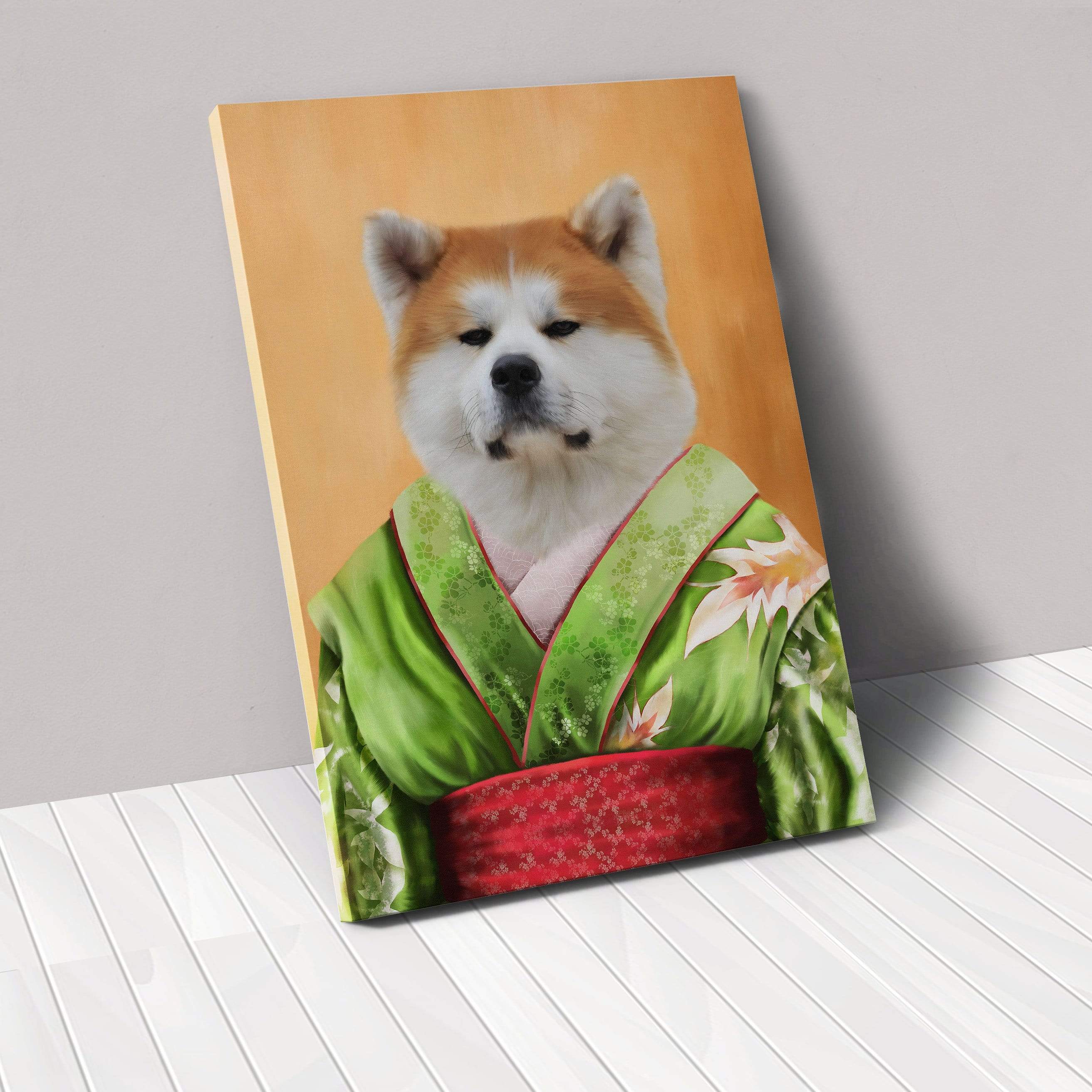 Crown and Paw - Canvas The Geisha - Custom Pet Canvas