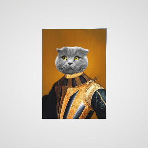 Crown and Paw - Poster The Knight - Custom Pet Poster