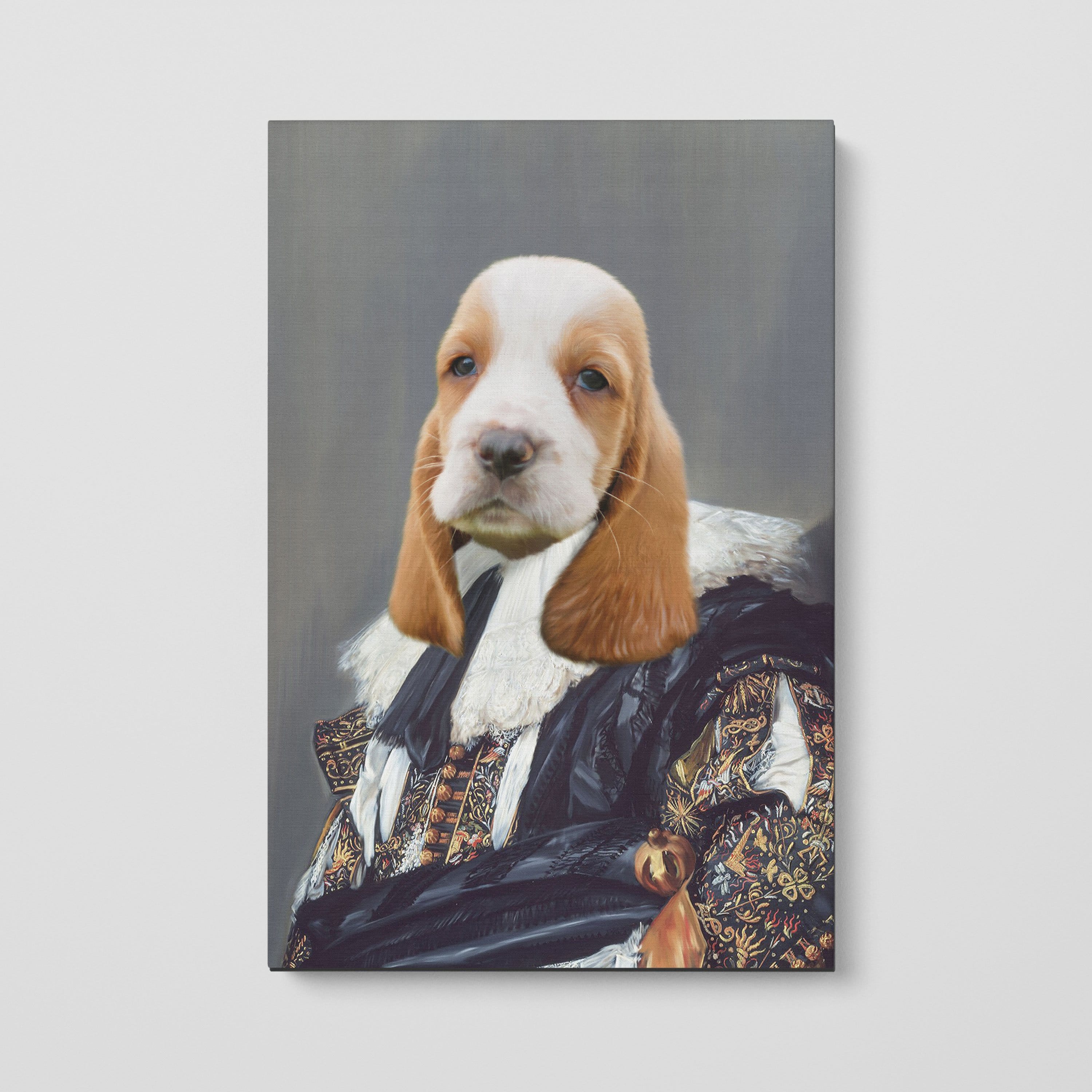 Crown and Paw - Canvas The Laughing Cavalier - Custom Pet Canvas