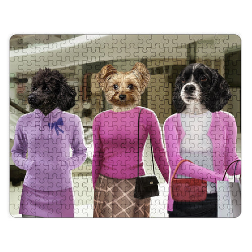 Crown and Paw - Puzzle The 3 Mean Girls - Custom Puzzle 11" x 14"